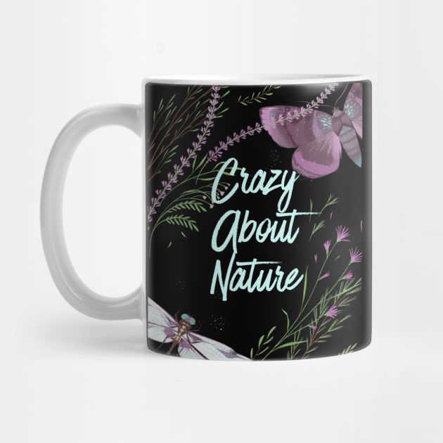 Crazy About Nature - Wild Plants And Butterfly - Nature Lovers by Animal Specials